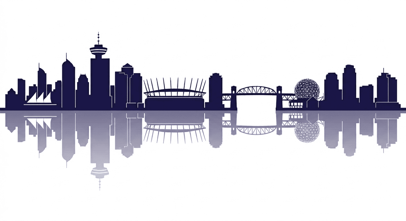 Artistic Vancovuer Skyline